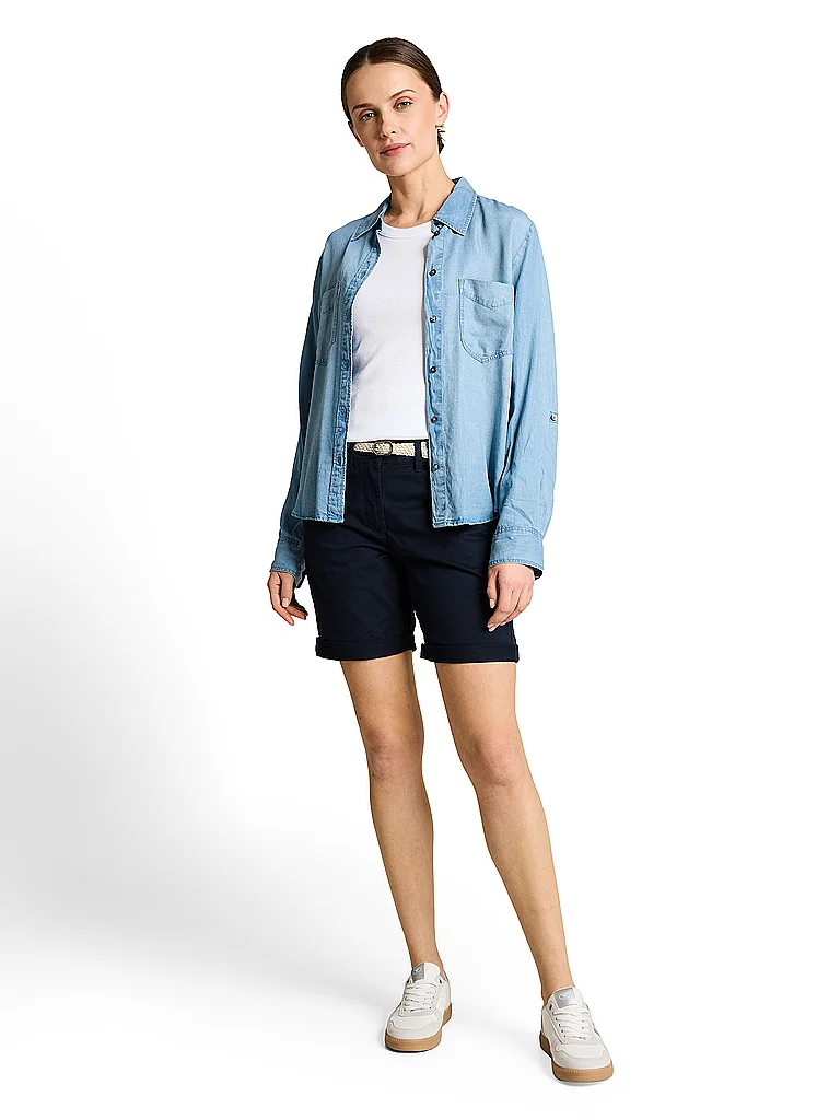Tom Tailor 1049980 Women's Short Chinos Blue 42 5